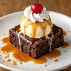 Caramel Brownie Sundae Meme Template