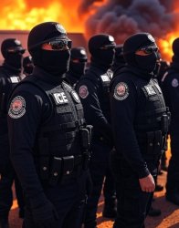 Trump Secret Police Stormtroops ICE Washington DC Meme Template