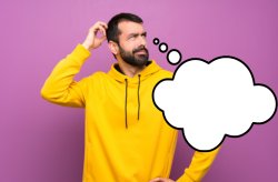 man-with-yellow-sweatshirt-having-doubts Meme Template