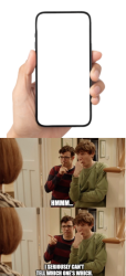 Hmmm... I seriously can't tell which one's which. Meme Template