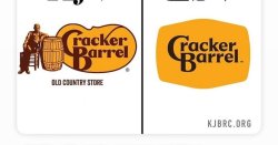 Cracker Barrel old and new Meme Template
