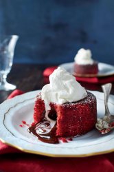 Molten Red Velvet Cakes Recipe Meme Template