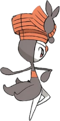 Meloetta Back View (Pirouette Form) Meme Template