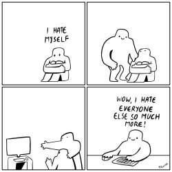 I hate myself Meme Template
