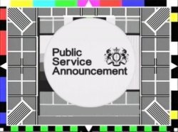 Public Service announcement Meme Template
