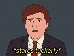 Stares Tuckerly Meme Template