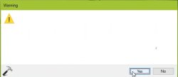 warning from windows Meme Template