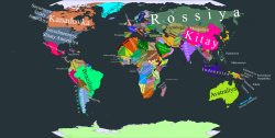 Russianized world map Meme Template