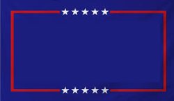trump flag template Meme Template