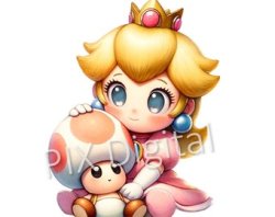 Princess Peach & Red Toad Song Lyrics Meme Template