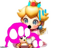 Baby Toadette's Diaper Explosion! Meme Template