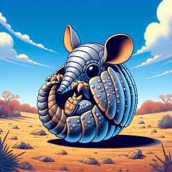 armadillo rolls into a ball Meme Template