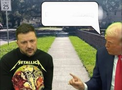 Trump and Zelensky Meme Template