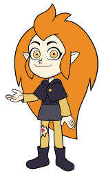 Eda as a child with a scrape on her knee in "Young Blood, Old So Meme Template