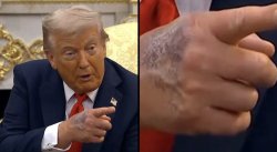 trump hand Meme Template