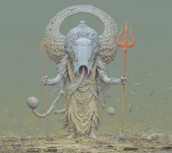 Cosmic Hindu Gods Meme Template