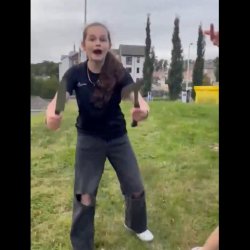 Scottish girl Meme Template