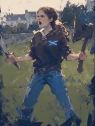 Based Scottish Girl Meme Template