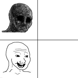 depressd but then happy Meme Template