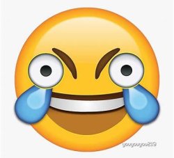 Cursed Laughing Emoji Meme Template