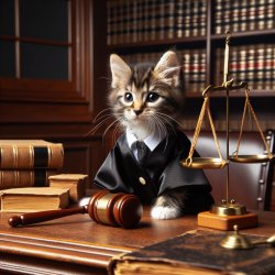 Judge kitten Meme Template