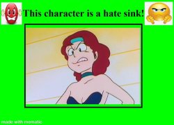 this character is a hate sink Meme Template