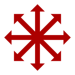 Red Chaos Star Meme Template