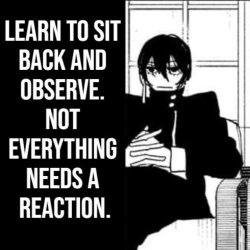 Not everything needs a reaction Meme Template