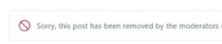reddit mods remove message Meme Template