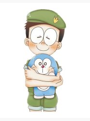 Doraemon & Nobita Meme Template