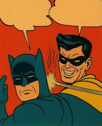 robins revenge slap Meme Template