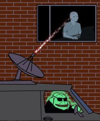 FBI Van Groyper Brainwashing Wojak Meme Template