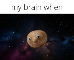 The first potato Meme Template
