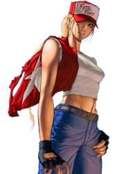 Female Terry Bogard Meme Template