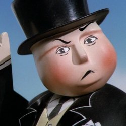 Sir Topham Hatt cross Meme Template