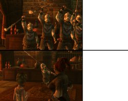 Hyrule's Soldiers When Meme Template