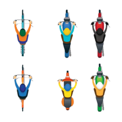 Group of motorcycles Meme Template