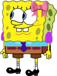 Sarah loves spongebob sm Meme Template