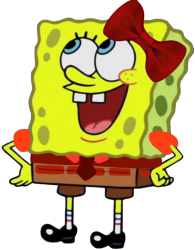 Evil clone surprise evil Sarah loves spongebob sm Meme Template