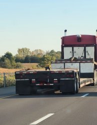 Toy truck on a Tractor Trailer Meme Template