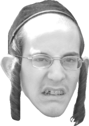 disgusted angry ugly Jew transparent Meme Template