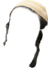 Smelly Jew hat & hair transparent Meme Template