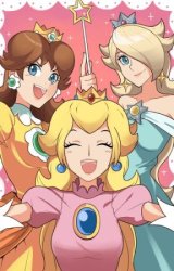 Princess Peach, Princess Daisy & Princess Rosalina Meme Template
