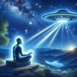 Dr Steven Greer CE5 retreat trying to talk to aliens Meme Template