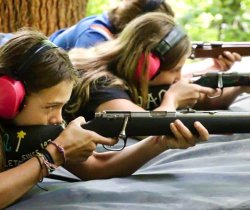 Girls shooting rifles range  American Sniper's Club for Girls Meme Template