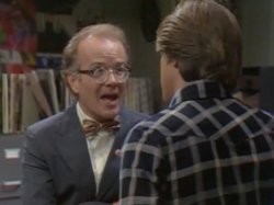 Dr. Hy Monroe - Woodrow Parfrey - WKRP in Cincinatti Meme Template