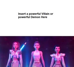 Huntr/x Fight Who? Meme Template