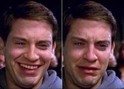 Spider man sad then happy Meme Template