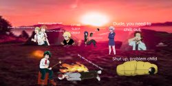 MHA campsite Meme Template