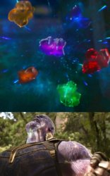 Infinity stones avengers Meme Template